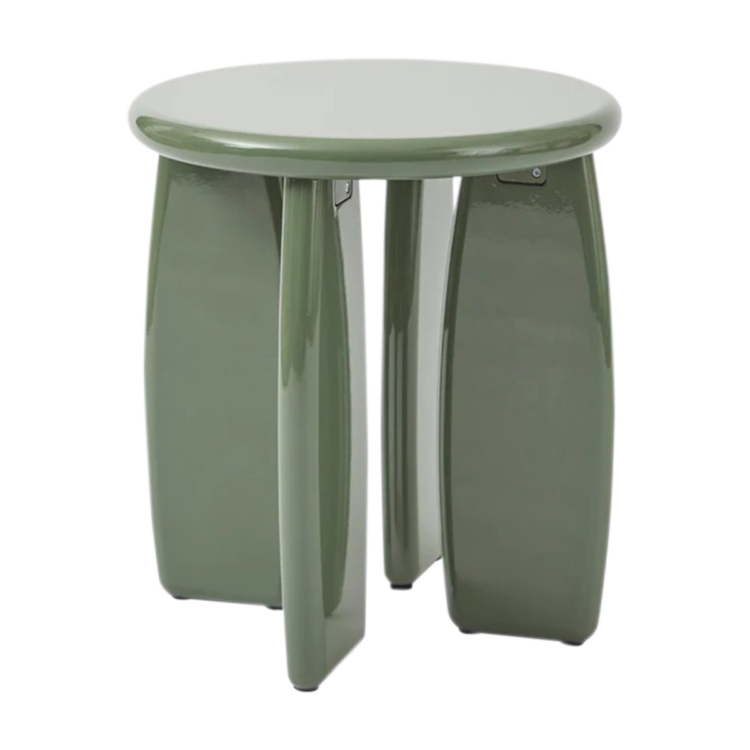 Gloss Side Table Olive