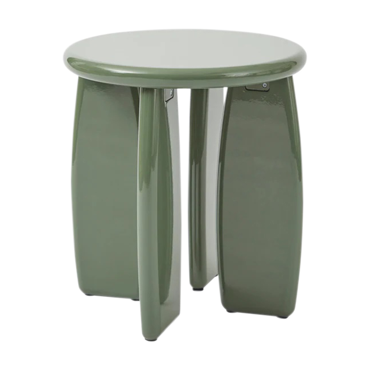 Gloss Side Table Olive