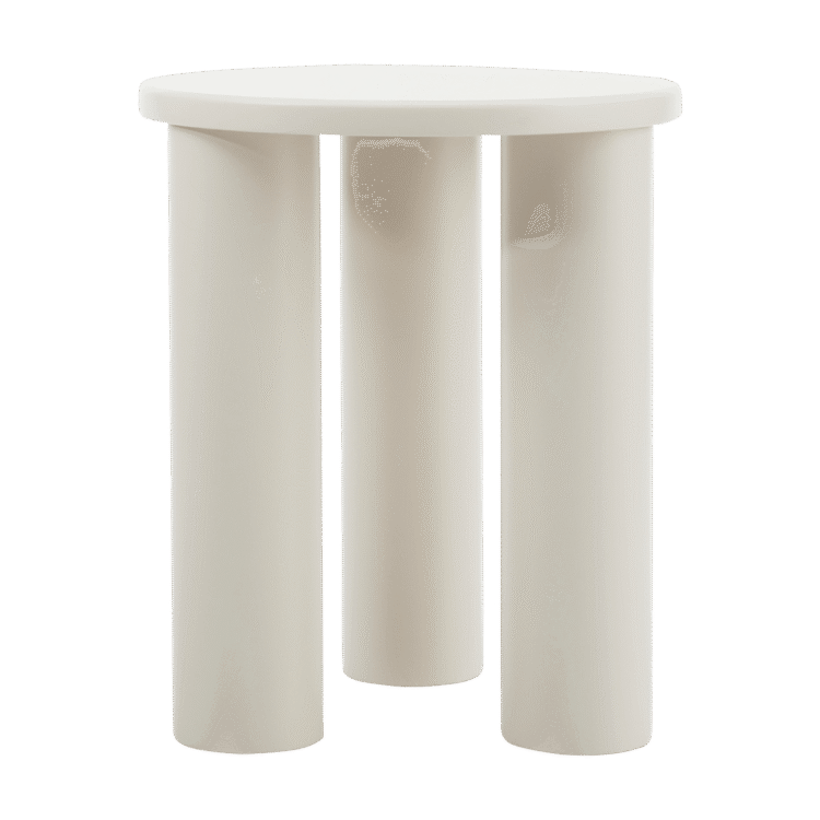 Side table cream