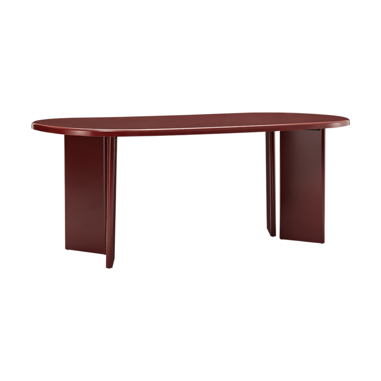 Gloss Dining Table Burgundy