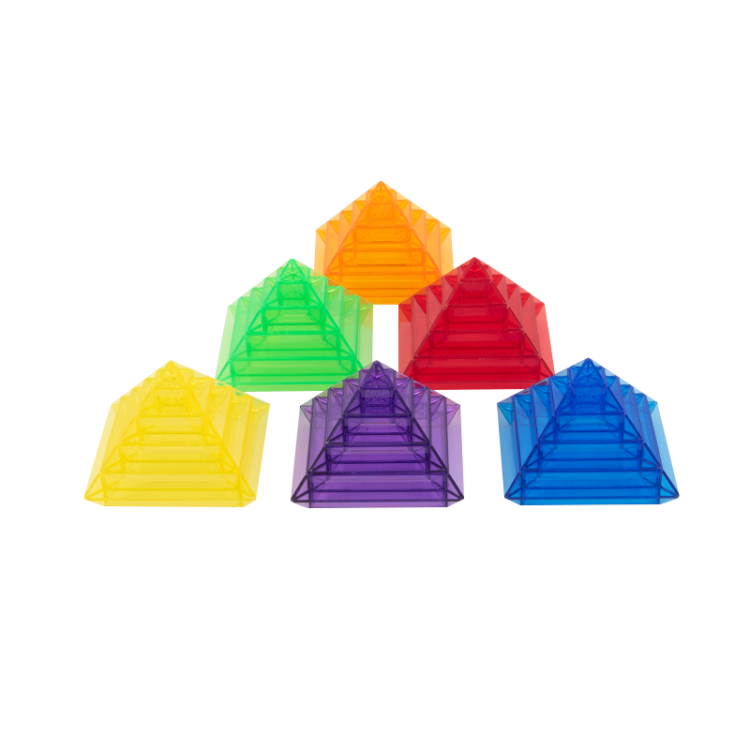 Translucent Pyramid Builders