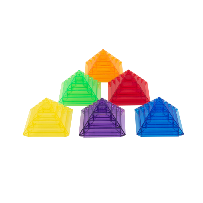 Translucent Pyramid Builders