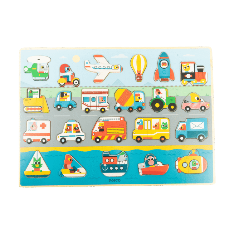 Wooden Transport Puzzle
