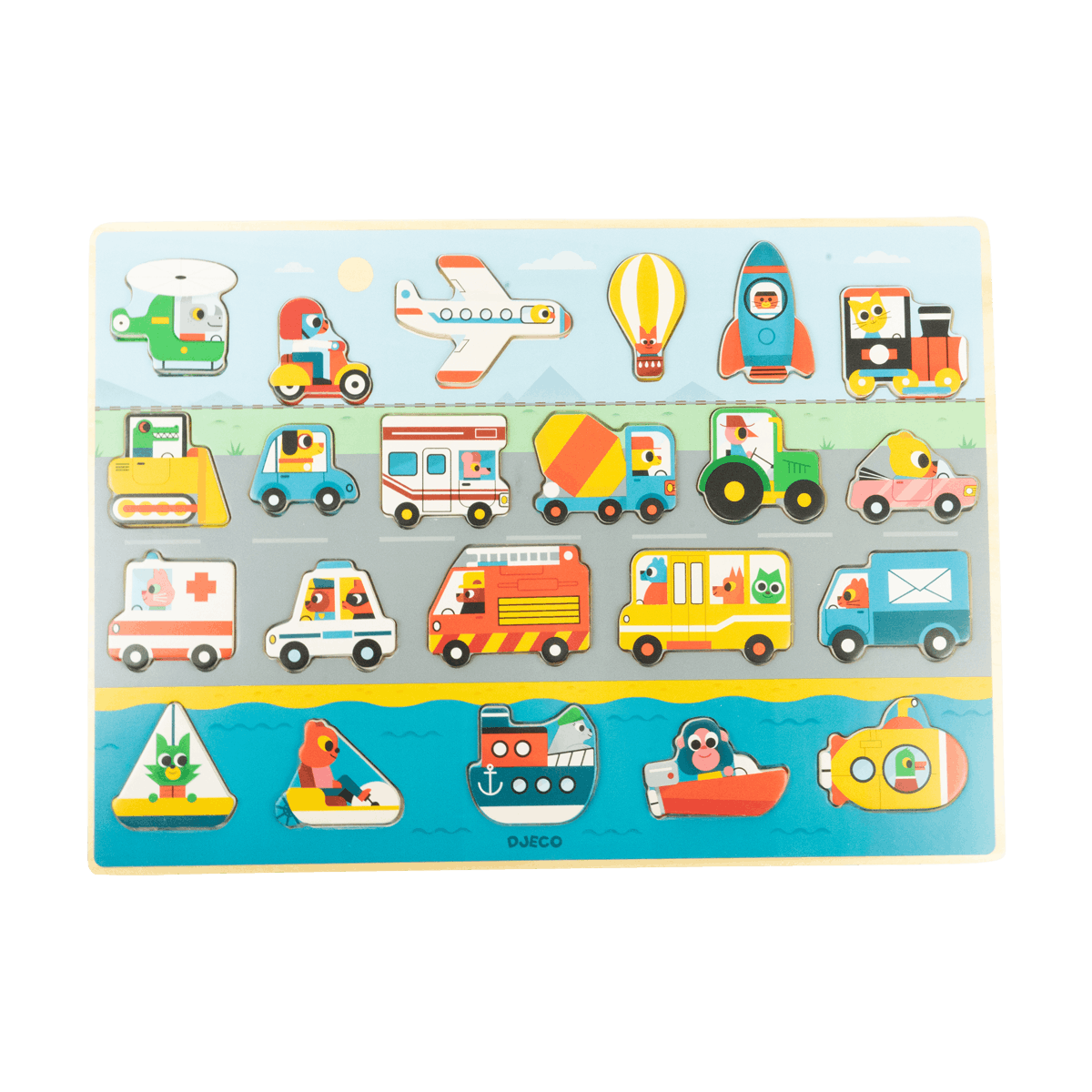 Wooden Transport Puzzle