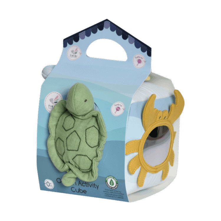 Organic Ocean Baby Activity Cube