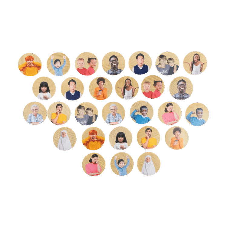 Faces Feelings Matching Pairs Set