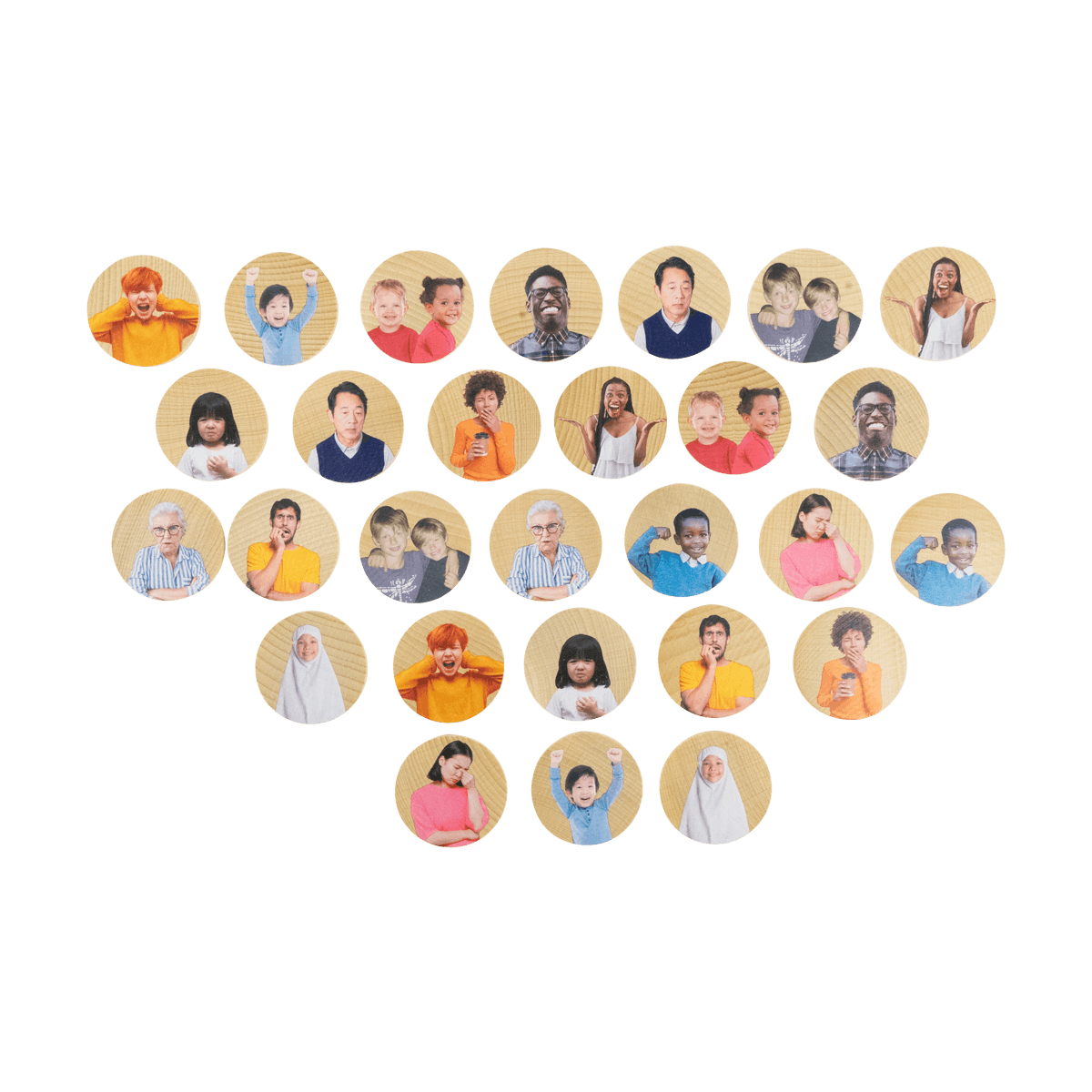 Faces Feelings Matching Pairs Set