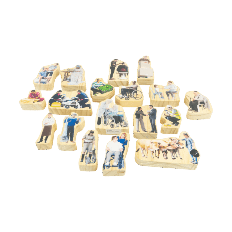 Everyday Heroes Wooden People