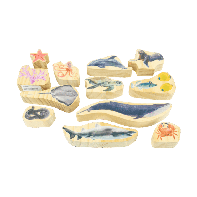 Under The Sea Wooden Ocean Animals