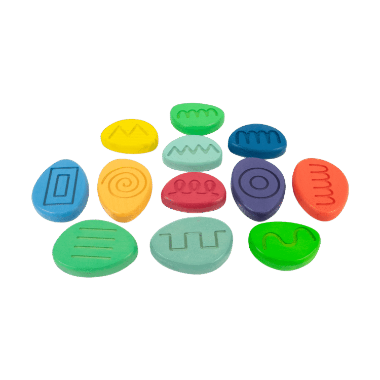 Wooden Tracing Pebbles