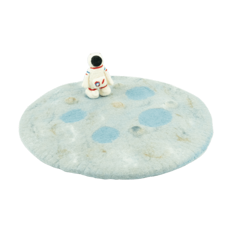 Moon Crater Play Mat With Astronaut