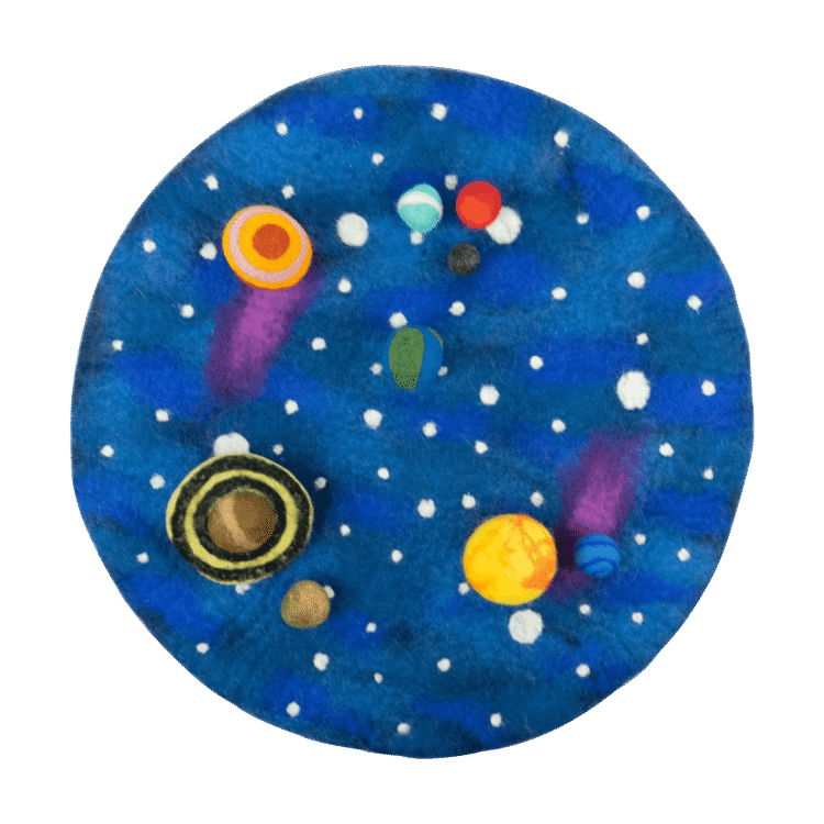 Solar System Play Mat & Felt Planets