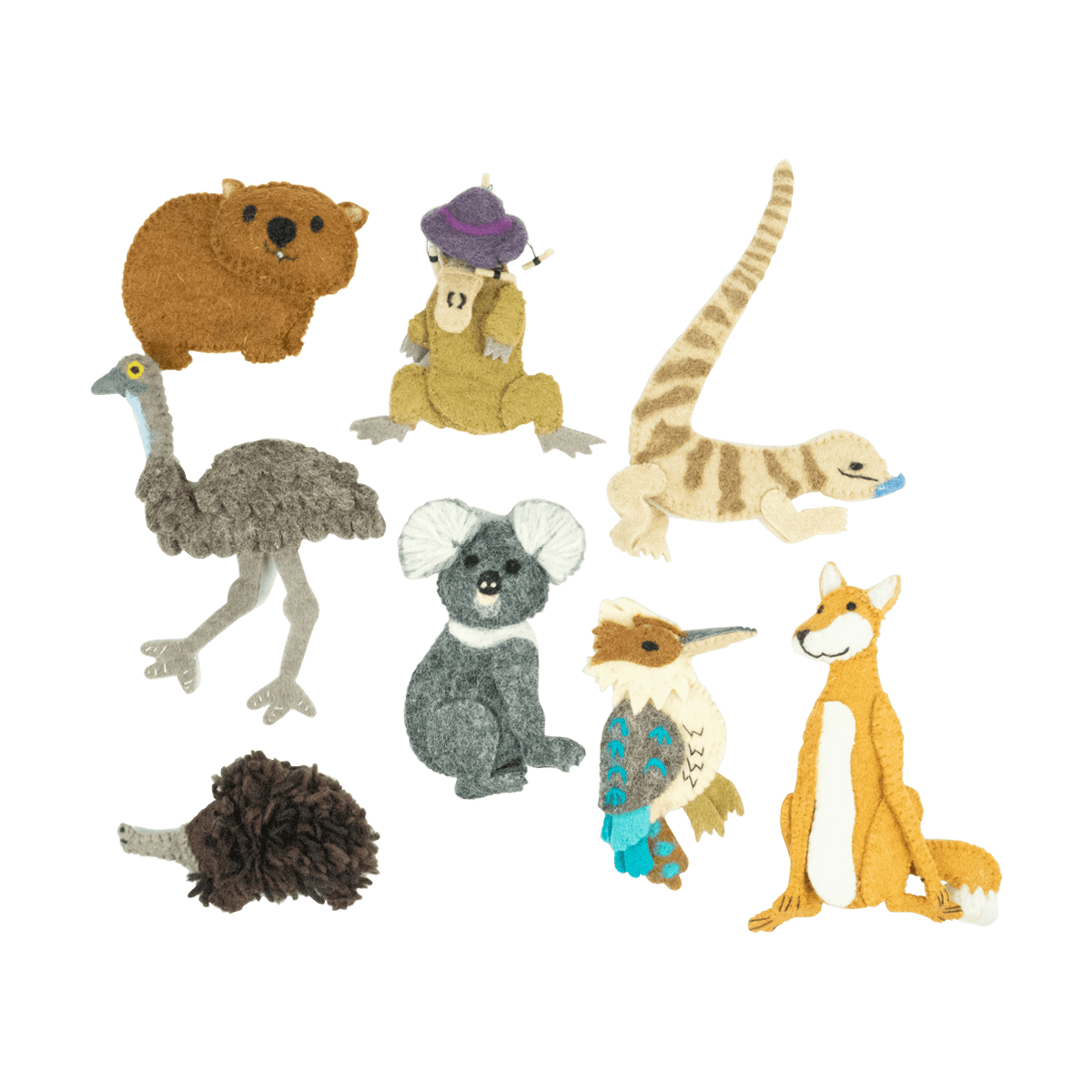 Wombat Stew Finger Puppets