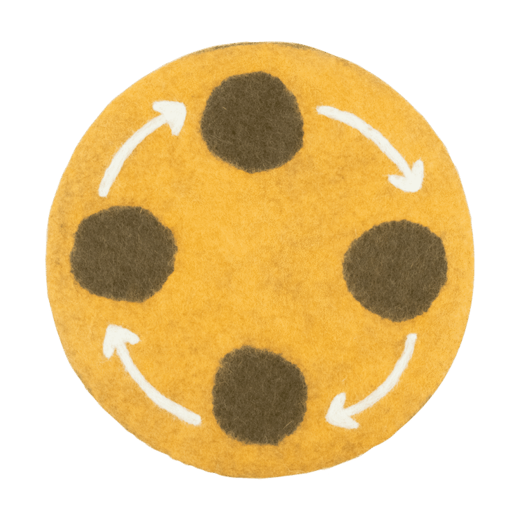 Felt Life Cycle Mat