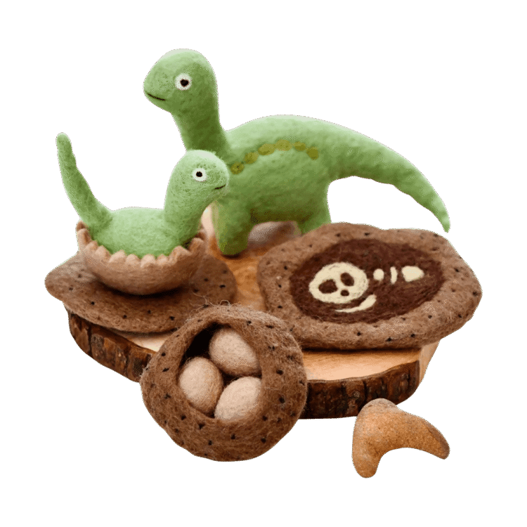Felt Life Cycle of a Dinosaur