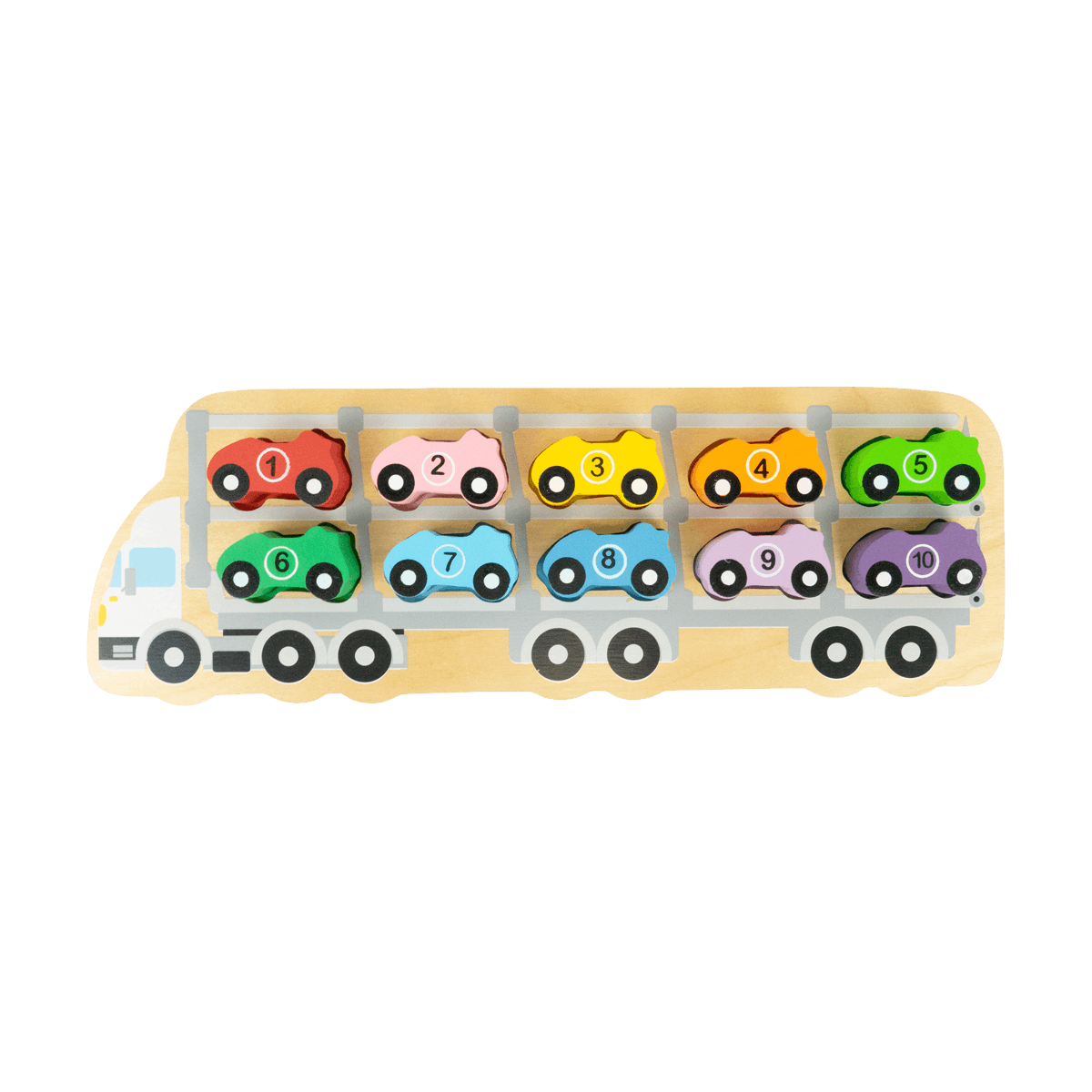 Connect 1-10 Car Puzzle