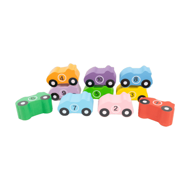 Connect 1-10 Car Puzzle