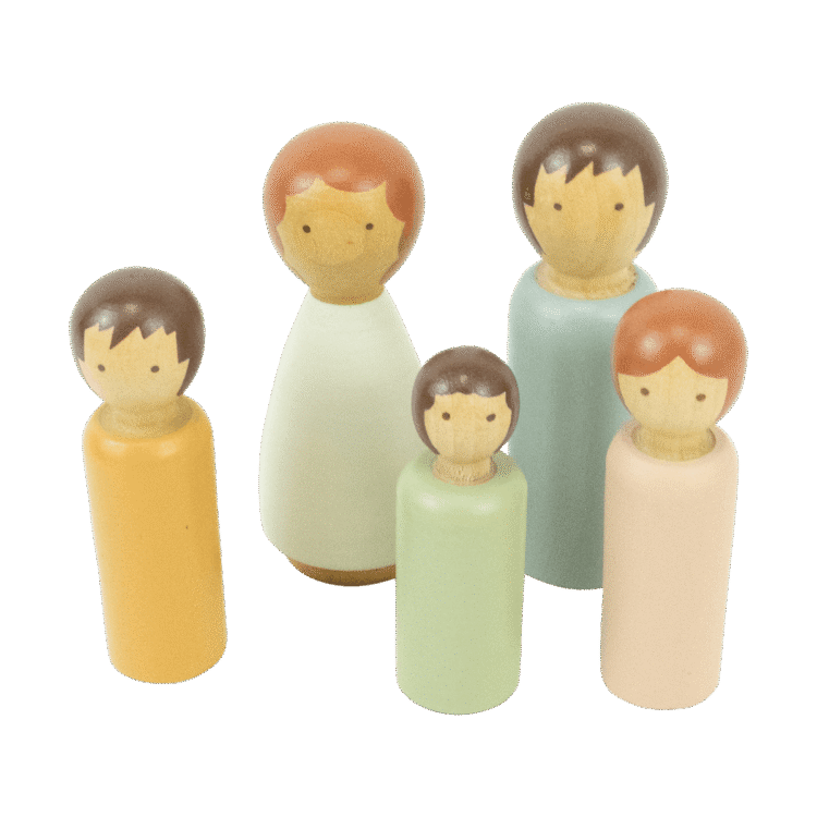 Wooden Family Dolls