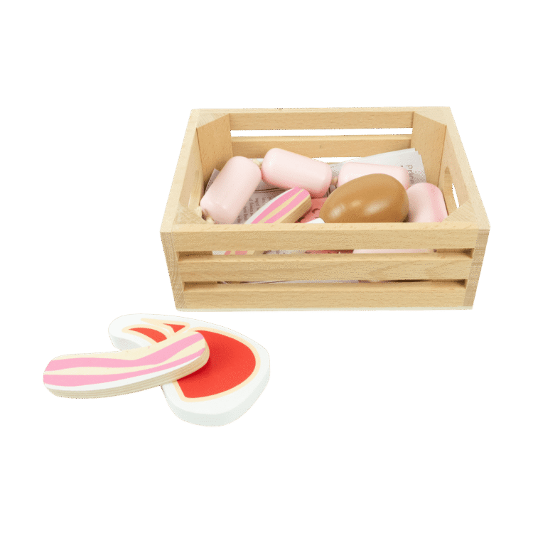 Wooden Butchers Meat Market Crate