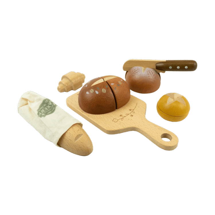 Bread, Loaf & Knife Set