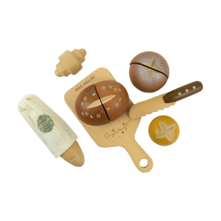 Bread, Loaf & Knife Set