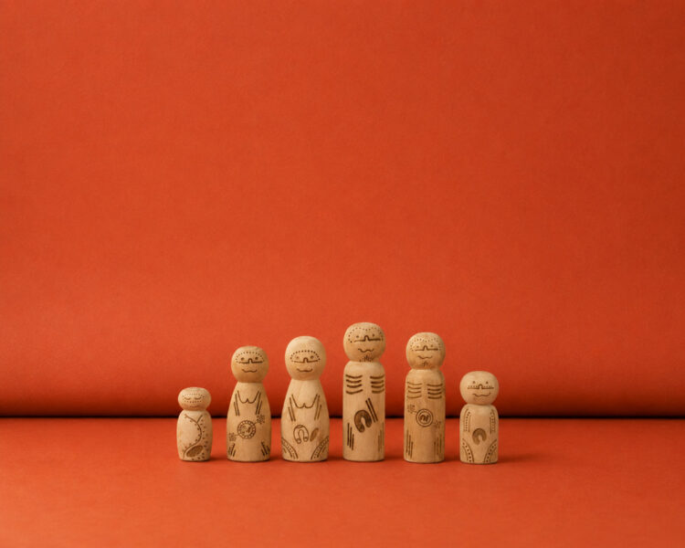 Noongar Doll Family 6pc