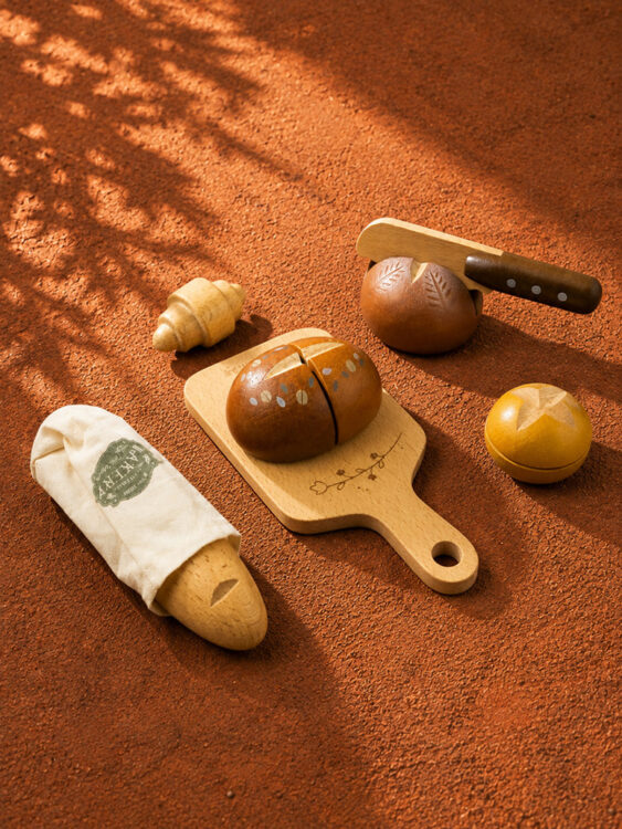 Bread, Loaf & Knife Set