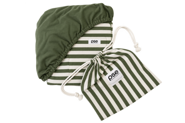 Jersey Cot Sheet Set - Khaki