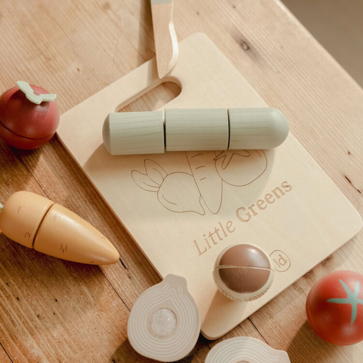 Wooden Slicing Vegetables