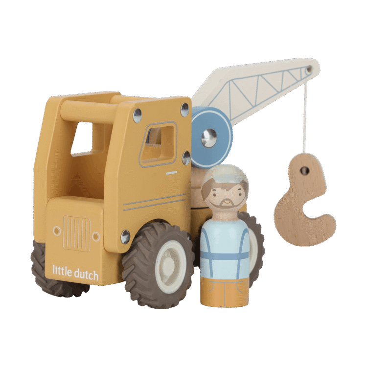 Wooden Crane Truck